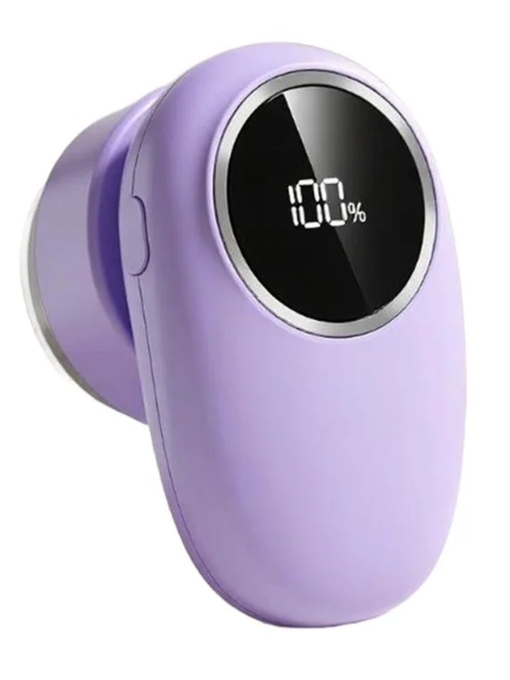 M1 Digital Display Fabric Shaver & Lint Remover – Type-C Rechargeable (Purple)